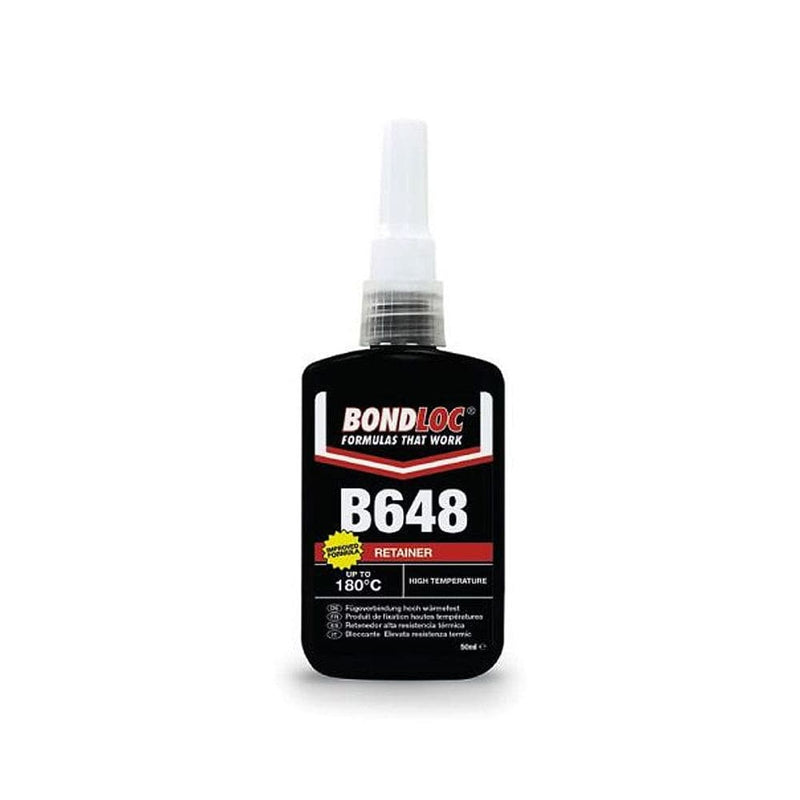 Image of Bondloc B648 Hi-Temp Retainer 50ml on a white background