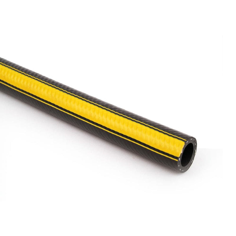 Image of Sirus Yellow Stripe 20 Bar Air Hose - Per Metre on a white background